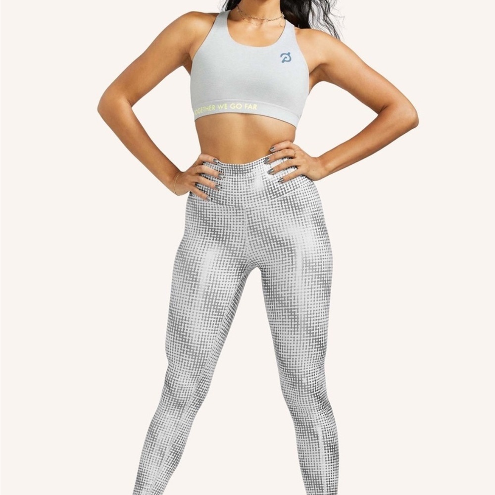 Peloton Show Up Foil Leggings NWT!